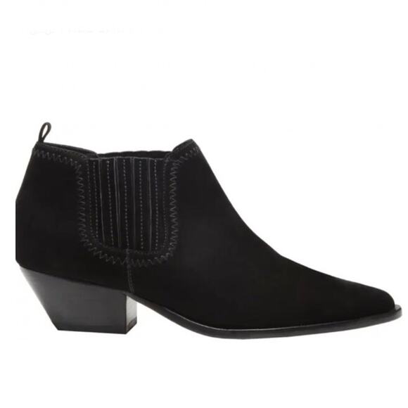 SCHUTZ NIB Jaqueline Western Pointed Toe Bootie 7 - Picture 1 of 10